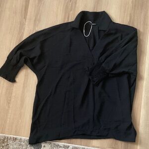 Elegant Black Women's Blouse